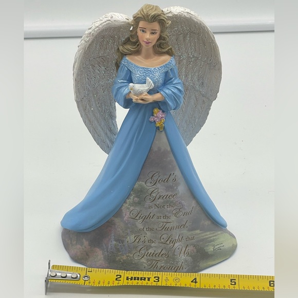 Thomas Kinkade “Angels of Peace” Collection: Theme is Blue “God’s Guiding Grace” - Picture 8 of 10